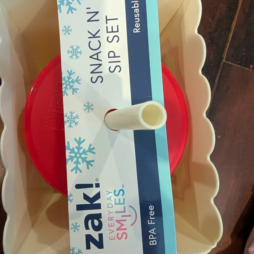 New Classic Red and White Popcorn Box With Cup